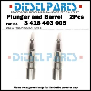 2x Elemento bomba émbolo y barril 3418403005 3403-005 para AGRALE HATZ - Imagen 1 de 5