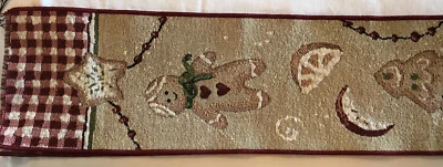 42" Long X 6" Wide Tapestry With Candy Canes, Cinnamon Sticks, & Hearts - Image 1 of 4