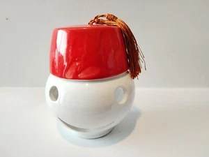 Moroccan Fes Hat and Head Candle Holder and Oil Burner White - Picture 1 of 4