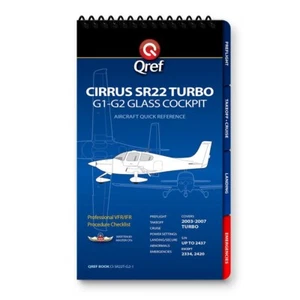 Cirrus SR22 G1-G2 Turbo Glass Cockpit Qref Book QREF-CI-SR22T-G2-1 - Bild 1 von 1