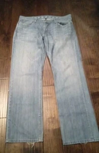 Vintage Style Denim Jeans Light Wash Relaxed Fit Everyday Wear - Picture 1 of 4