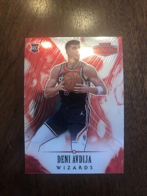 2020-21 Panini NBA Chronicles Deni Avdija Honors Rookie RC #584 Wizards Red MINT - Image 1 of 4