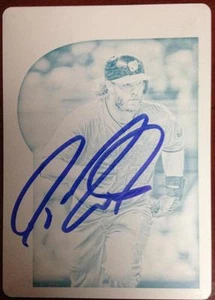 PLACA DE IMPRESIÓN 1/1 2015 autografiada Jayson Werth Topps Gypsy Queen #173 solo una - Imagen 1 de 2
