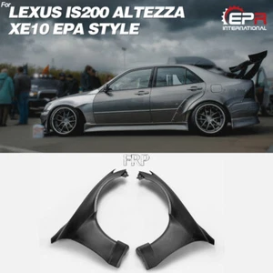 For 98-05 Lexus IS200 Altezza XE10 EPA Style Fiberglass Front Fender +35mm Pair - Imagen 1 de 10