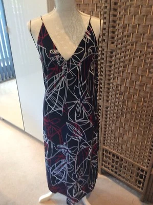 c/meo collective dress black stencil print infinite dress size M - Image 1 of 4