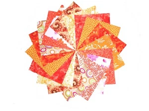 40 5" Quilting Fabric Squares Sun Kiss/Yellows/Orange/Gorgeous !!! - Picture 1 of 1