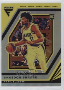 2022-23 Panini Flux Rookies Silver Prizm Shaedon Sharpe #207 Rookie RC
