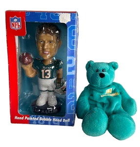 Dan Marino Dolphins Football Hand-Painted Bobblehead QB CLUB/Treasures Bear - Picture 1 of 3