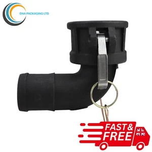 Camlock Coupler (2") to (2") Hose Tail 90-degree elbow - Picture 1 of 4