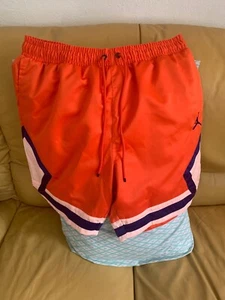 NIKE AIR JORDAN JUMPMAN SATIN DIAMOND SHORTS MENS NWT SIZE M - Picture 1 of 12