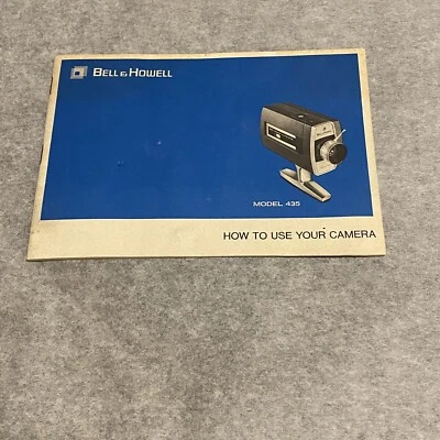 Cámara Bell & Howell modelo 435 manual de instrucciones de colección Foto 1 de 4