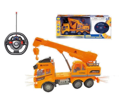 Remote Control Construction Truck Vehicle With Light - 10.5 inch Jumbo Size - Image 1 of 4