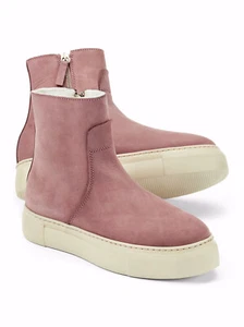 Lammfellstiefel Gr.39 Walbusch lavendel Echtleder herausnehmbare Sohle Weite F - Bild 1 von 9