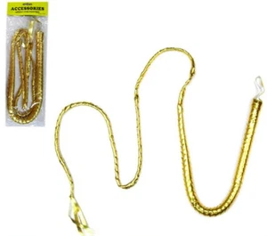 GOLD BULL WHIP 6 FT bullwhip whips costume dress up NEW ranch wear horse trainer - Picture 1 of 1