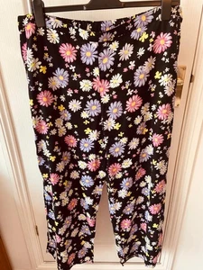 Floral wide leg trousers - Picture 1 of 9