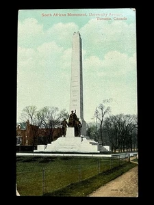 Vintage South African Monument Toronto Ontario Canada Postcard Post Card - Bild 1 von 2