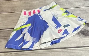 Nike Challenge Court XS Skort Mujer Blanco Azul Entrenamiento Tenis Pickleball - Imagen 1 de 9