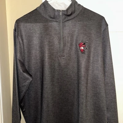 Peter Millar Perth Performance Pullover Arkansas Razorbacks Men’s Medium - Image 1 of 4