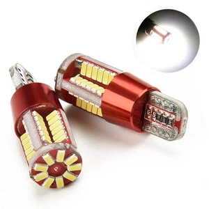 501 T10 LED Bulbs Canbus Error Super Bright Xenon White Pack of 2 - Picture 1 of 12