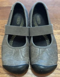 Zapatos sin cordones Keen Sienna de lona Mary Jane con correa gris - para mujer talla 8 - Imagen 1 de 10