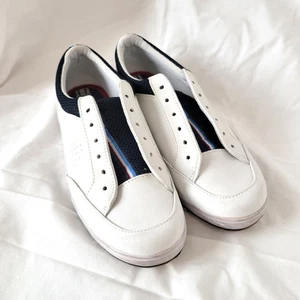 Keds White Leather Walking Sneakers Shoes Womens Size 8 - Picture 1 of 5
