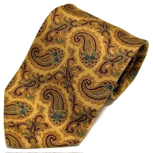 Brooks Brothers Tie Makers Paisley Old Money Style Sophisticated Elegance Dapper - Picture 1 of 22