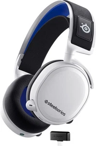 SteelSeries Arctis 7P+ Wireless Gaming Headset for PS5 / PC USB-C, White - Picture 1 of 7
