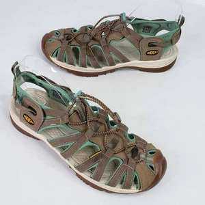 Sandali donna Keen Whisper scarpe acqua grigio verde acqua taglia 9 escursionismo slip on - Foto 1 di 9