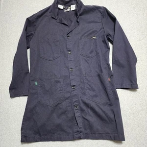 Workrite FR Chore Jacket Men's XL Blue Button Westex Indura Ultrasoft 4 Pocket - Picture 1 of 15