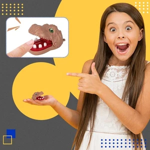 Juguete interactivo de 1 pieza de plástico para morder truco para niños utilería para dedos juego broma boca - Imagen 1 de 16