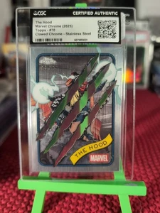2024 Topps Marvel Chrome No.70 Clawed The Hood Stainless Steel #04/20 CGC Authen - Picture 1 of 4
