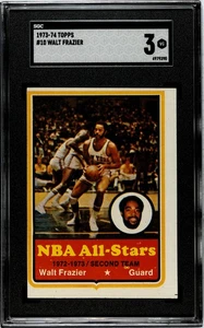 1973-74 Topps Walt Frazier NBA All-Stars #10 SGC 3 VG - Bild 1 von 2
