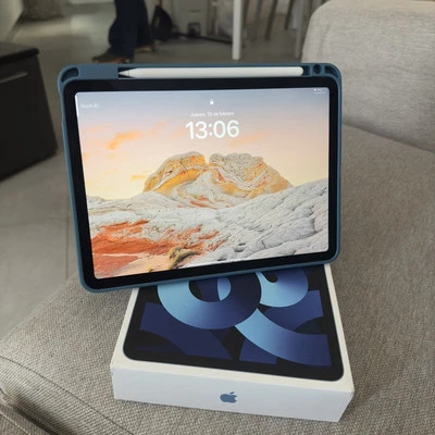 Apple iPad Air 5.ª Gen. 64GB, Wi-Fi + 5G (Desbloqueado), 10,9" - Azul - Imagen 1 de 3