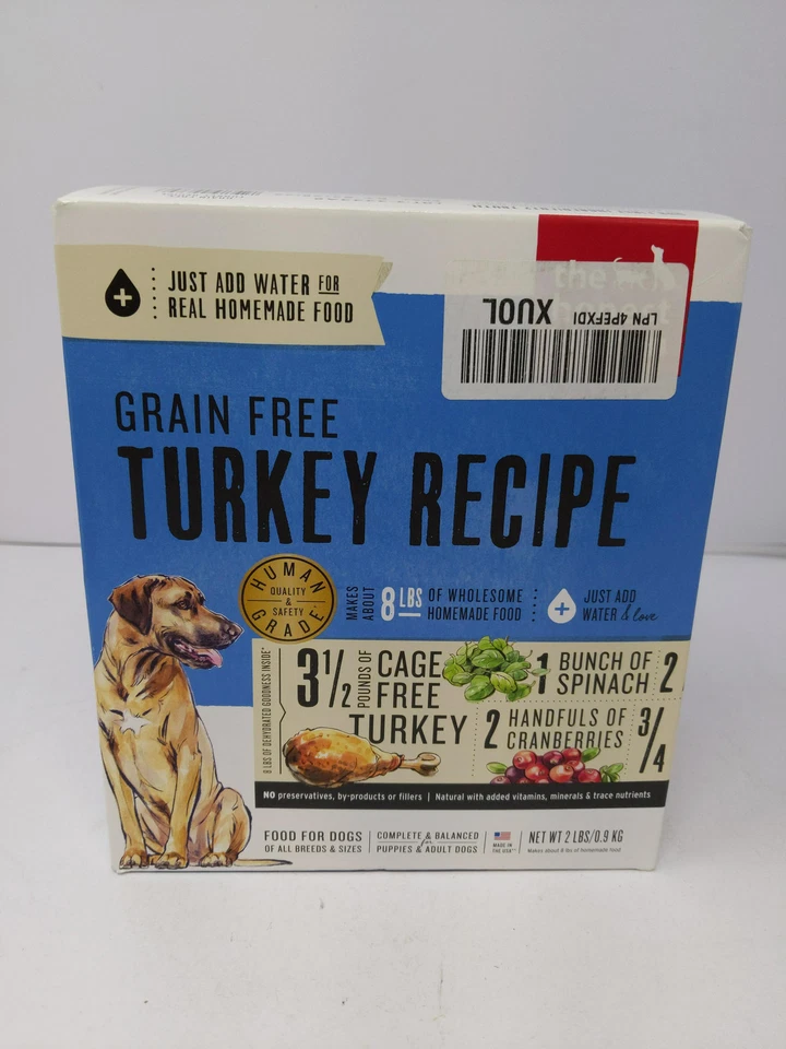 The Honest Kitchen Embark Grain Turkey Dog Food 3 Boxes X 2 LB 24lbs