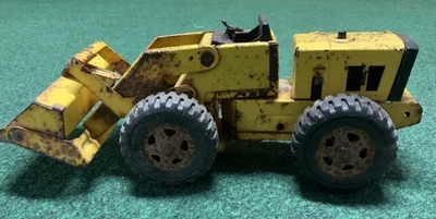 Vintage 1968 Tonka Mighty Loader Pressed Steel Front End Loader – Yellow  - Image 1 of 4