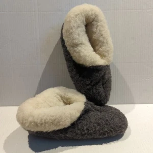 Jopo Norway Merino Wool Slippers EU 41-42 M 8.5-9 W 9.5-10 Gray Warm Non Slip - Picture 1 of 6