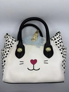 Betsy Johnson Caticorn Cat Unicorn Whimsical Handbag Purse - Picture 1 of 13