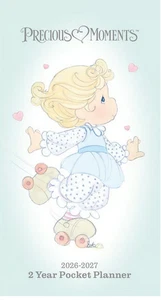 Precious Moments 2-Year 2026-2027 Pocket Planner In Plastic Sleeve! - Imagen 1 de 6