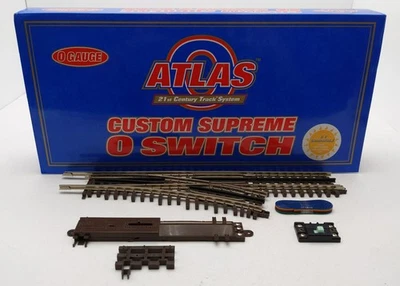 Atlas 6071 O Nickel Silver O-54 Right Hand Remote Control Switch Turnout/Box - Image 1 of 4