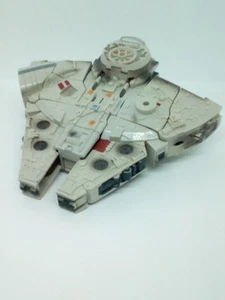 Star Wars Millenium Falcon Transformers Han Solo - Talks Lights Up - Incomplete - Picture 1 of 10