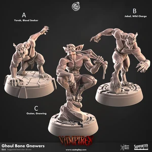 Ghoul Beasts 32mm Paintable Gothic Horror Monster Mini Tabletop Diorama Vampires - Picture 1 of 2