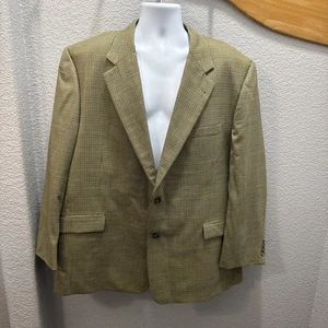 Blazer de Colección Burberry London Para Hombres 50R Grande y Alto Marrón 100% Lana Cuadros Unión EE. UU. - Imagen 1 de 14