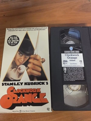 A Clockwork Orange (VHS, 1991) Malcom McDowell - Image 1 of 2