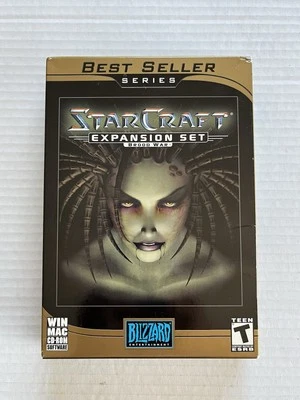 Star Craft Expansion Set Brood War Win Mac PC Cd-Rom  New Sealed - Image 1 of 4