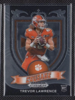2021 Panini Prizm Draft Picks Crusade Trevor Lawrence Rookie #161 - Image 1 of 2