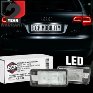 LED Kennzeichen Beleuchtung für Audi A4 B6 B7 A3 8P A6 4F Q7 keine Fehlermeldung - Bild 1 von 9