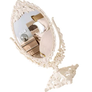 Vintage Style Desk Mirror for Makeup with Elegant Design and Stability - Picture 1 of 6