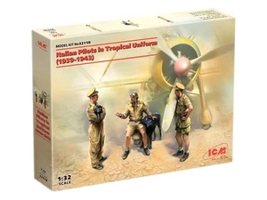 ICM 32110 Pilotos Italianos en Uniformes Tropicales Escala 1/32 Modelo Kit Segunda Guerra Mundial - Imagen 1 de 13