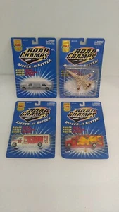4 Vintage Road Champs Toy Die Cast 1/43 Scale Truck Plane Limo Lot - Picture 1 of 3