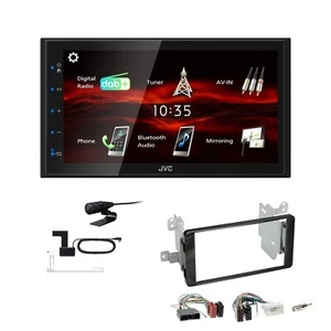 JVC KW-M180DBT 2DIN DAB+ Autoradio für Mitsubishi Outlander III ab 2012 piano - Bild 1 von 5